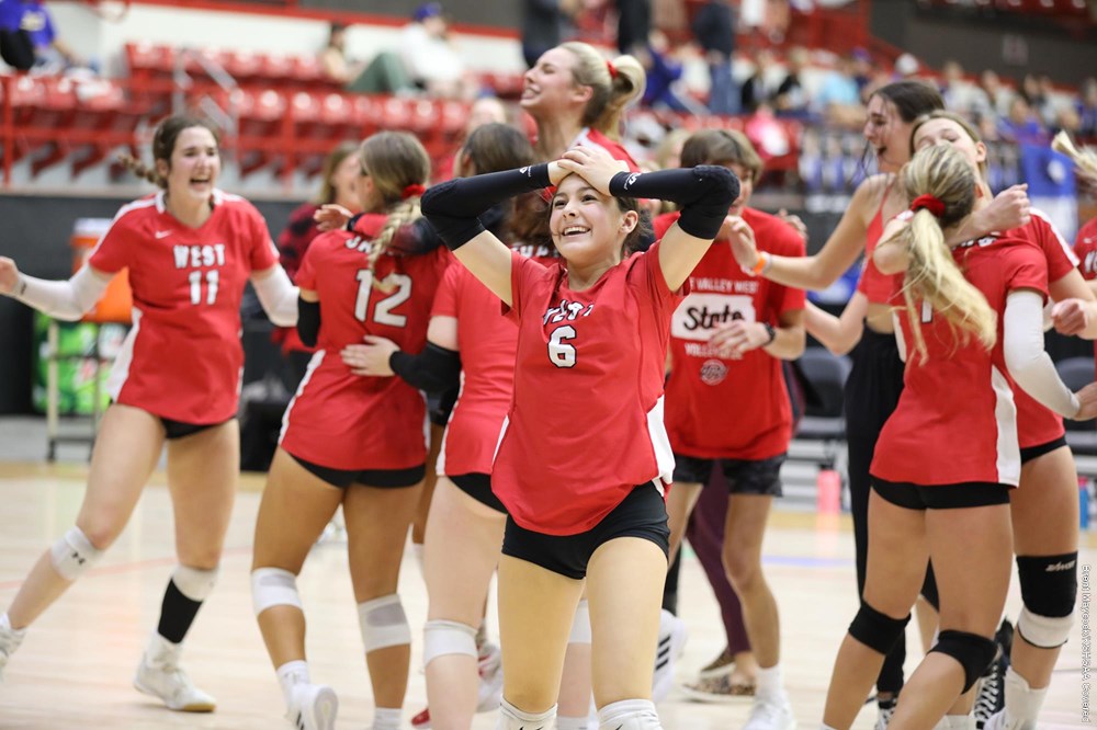 Blue Valley West jubilation
