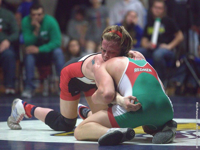 Kansas state wrestling pins record set by two Shawnee Heights seniors