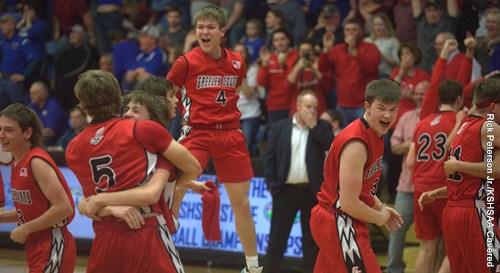 Greeley County title game celebration