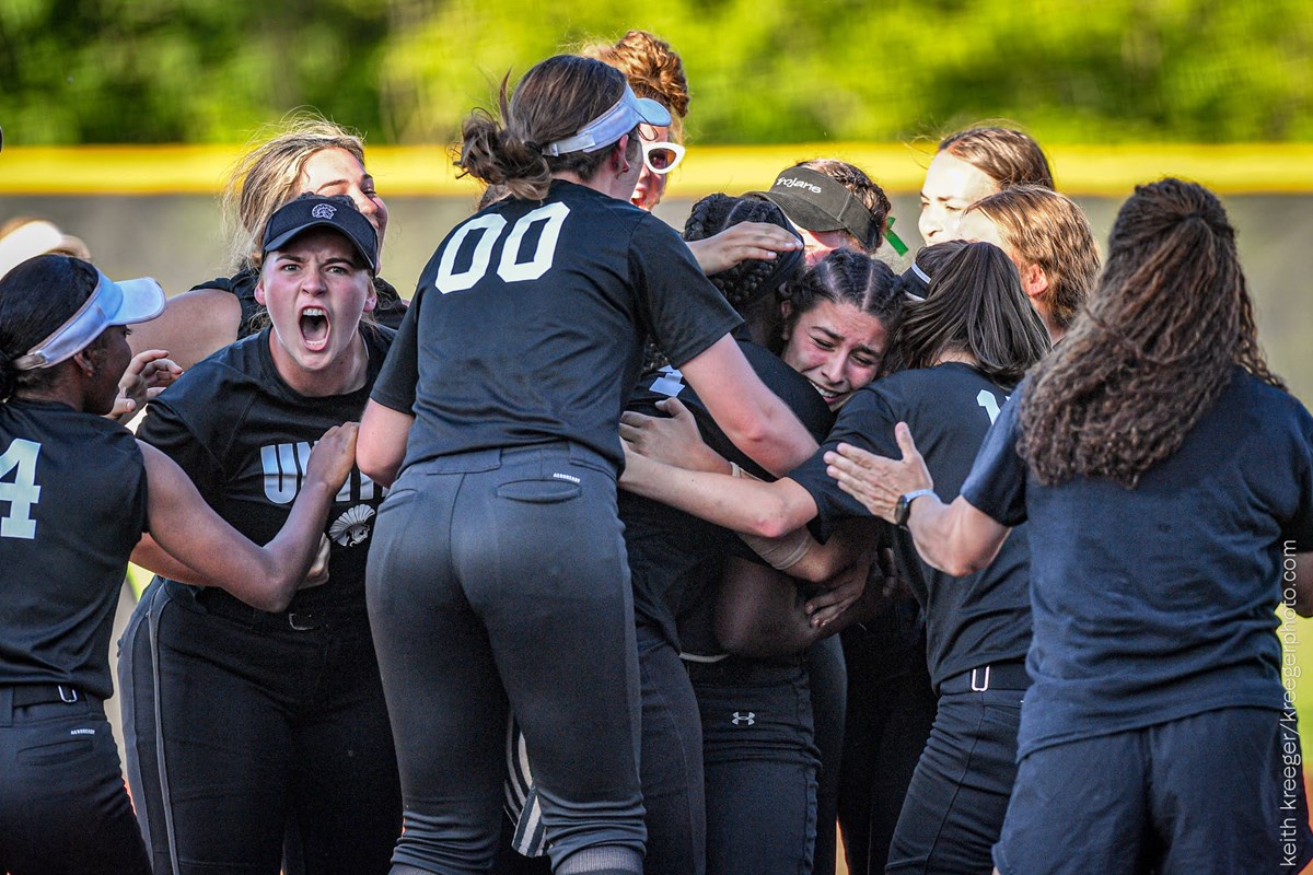 Topeka softball celebration 1